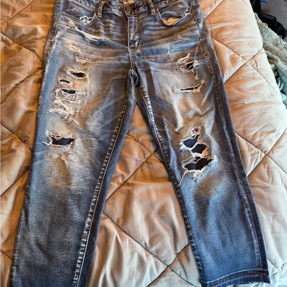 🦄 3 for $18 American Eagle High Rise Crop Jegging